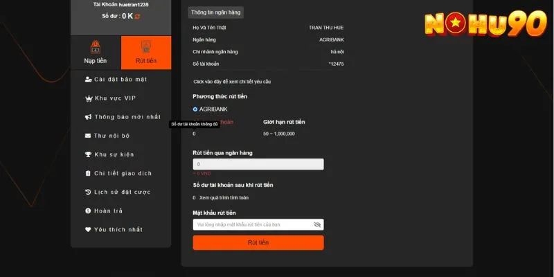Các cách để người tham gia chơi rút tiền Nohu90